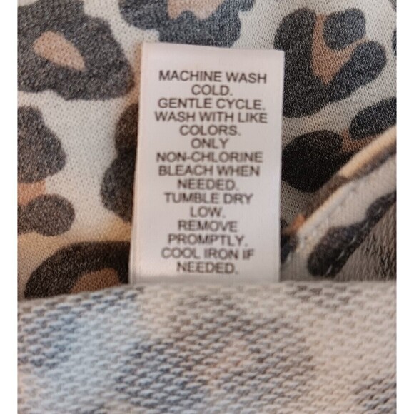 Cato Athleisure Animal Print Overall Soft Polyester Blend Size M - Picture 5 of 7